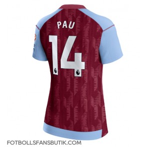 Aston Villa Pau Torres #14 Replika Hemmatröja Damer 2023-24 Kortärmad